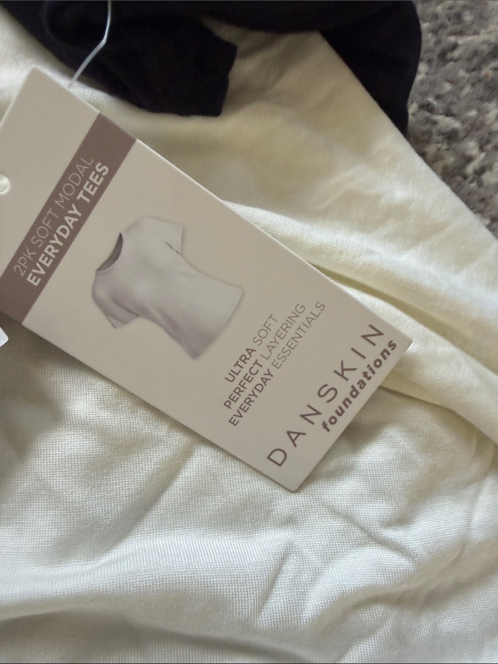 Danskin Short Sleeve Tees – White & Black - Picture 3 of 6